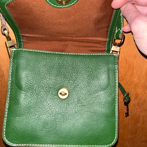 Green fossil crossbody bag - Picture 4 of 8